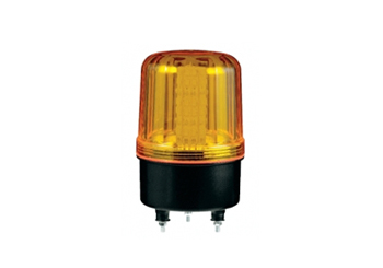 In case of model for QA100UHL, LED operation type is Steady type or Flashing type?
