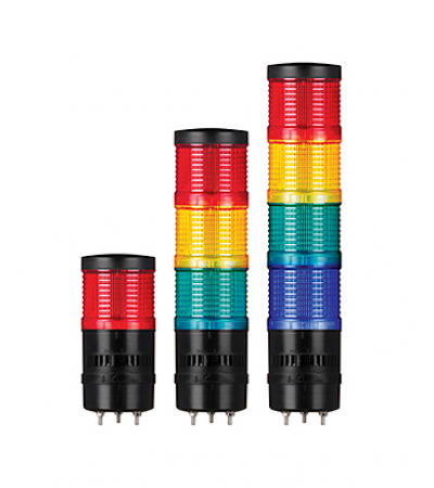 QT70ML-BZ-Ø70mm Modular LED Tower Lights with Buzzer