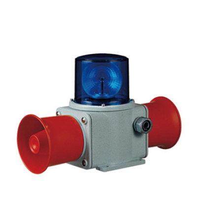 SHD2-Bulb Revolving Warning light and Electric Horn Combination for Vessels and Heavy Industry Applications