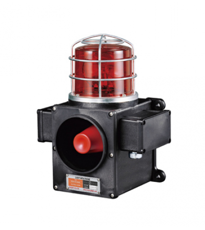 SCDW-Bulb Revolving Warning Light and Electric Horn Combination for Vessels and Heavy Industry Applications