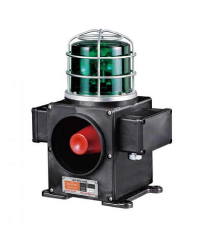 SCDF-Bulb Revolving Warning Light and Electric Horn Combination for Vessels and Heavy Industry Applications