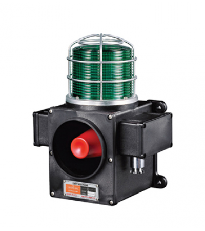 SCDWL-LED Steady/Flashing Warning Light and Electric Horn Combination for Vessels and Heavy Industry Applications