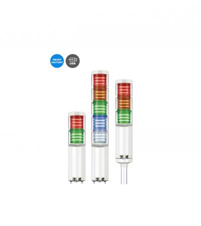 QTC60(M)L-USB – Ø60mm USB LED Tower Lights Max.90dB