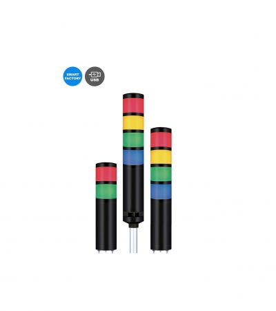 QTR50(M)L-USB – Ø50mm USB LED Tower Lights Max.90dB