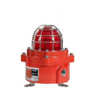 QNE-CR – Ø92mm Small sized ATEX, IECEx, CE and KC Marked Explosion Proof LED Signal/ Warning Light/ ATEX Beacon