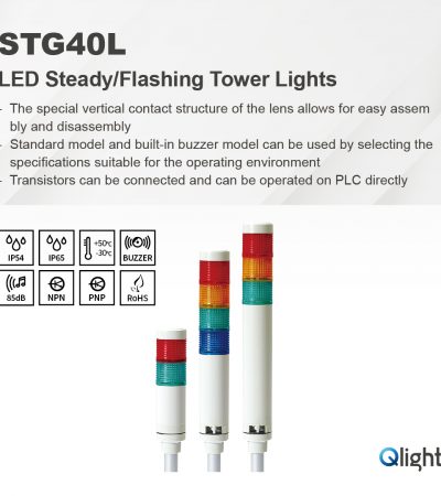 LED Signal Tower Light STG40L series, Qlight